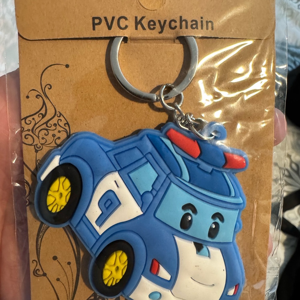 Colorful Red and Blue Cartoon Keychains - Picture 4 of 16